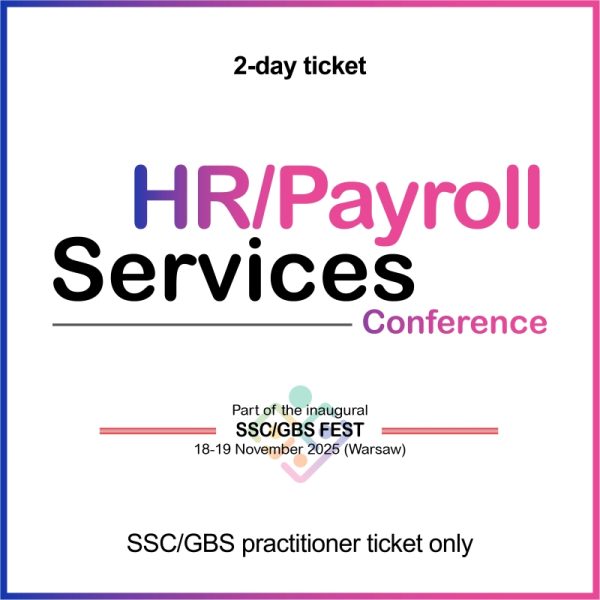 HR-payroll services conference ticket_SSC-GBS FEST Warsaw 2025_connect-minds