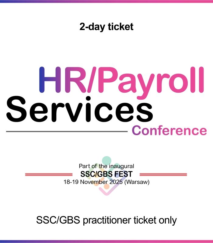 HR-payroll services conference ticket_SSC-GBS FEST Warsaw 2025_connect-minds